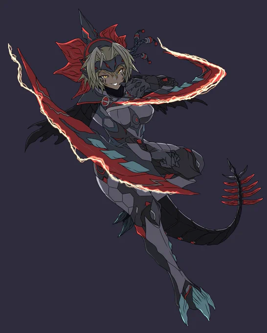 前に描いたケントレギナ。少し雰囲気変えました。 
