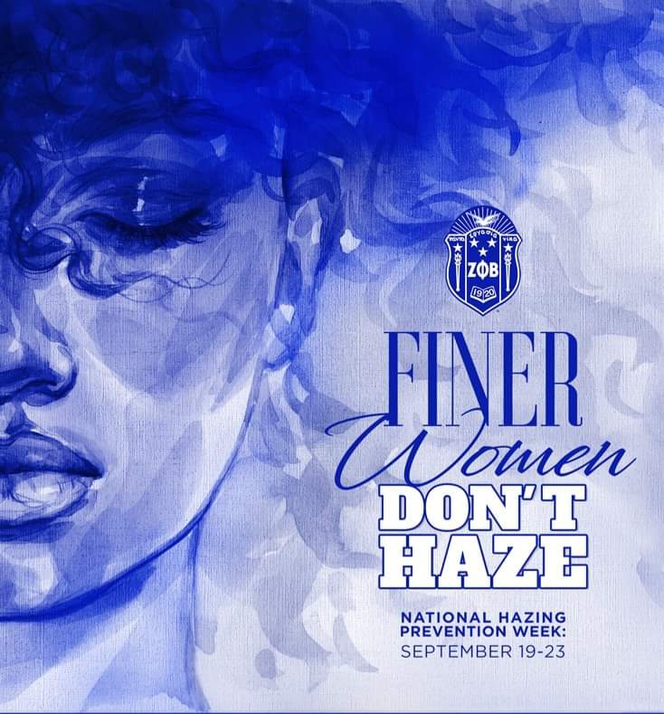 DetroitZetas's tweet image. Hazing in any form is contrary to the philosophy of Zeta Phi Beta and the Sorority emphatically prohibits and denounces hazing. #FWDH was created to educate the sisterhood and community to be advocates against hazing.

September 19-23 is Nat&apos;l Hazing Prevention Week

#zphib1920
