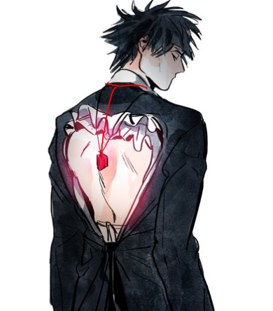 「((รวบแบบนี้แล้วลงมาเส้นเดียวดูลงตัวกว่าแ」|takkyb1 (3_3)のイラスト