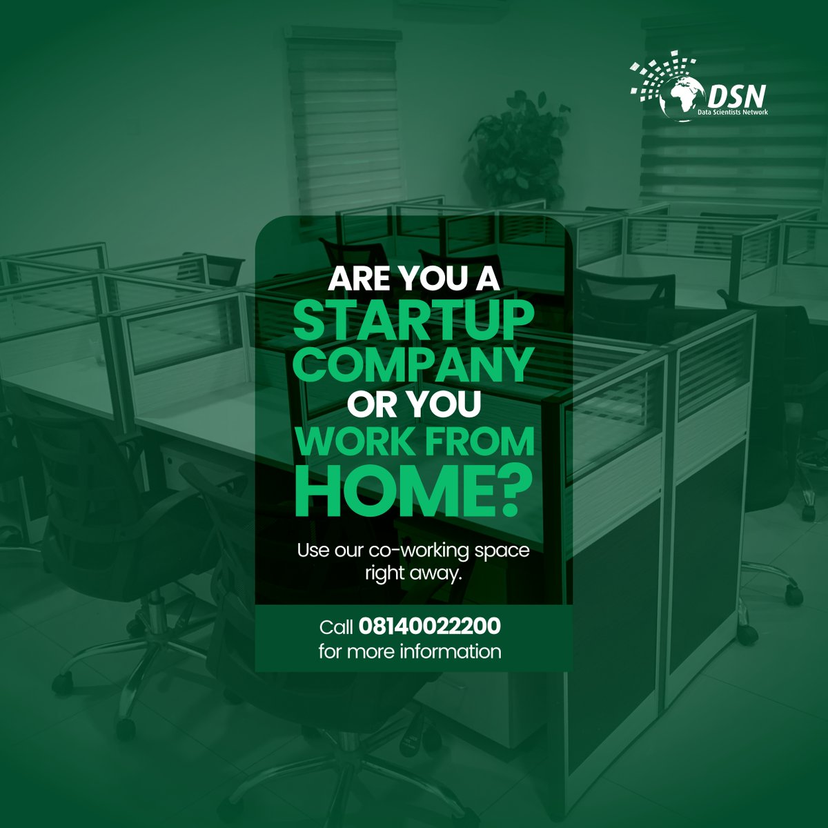dsn_ai_network's tweet photo. Maximize your productivity by using the right working environment for your startup!

Take your seat at our bespoke co-working space, where your team can work efficiently

We provide a suitable workspace that satisfies your needs in an exciting environment

https://t.co/yKbc7wYGsE https://t.co/wJl0aTW6kC