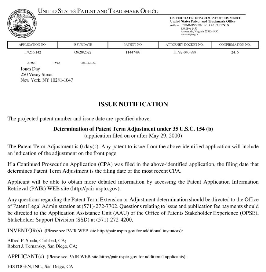 patentgrants-on-twitter-hsto-histogen-will-be-issued-us-patent