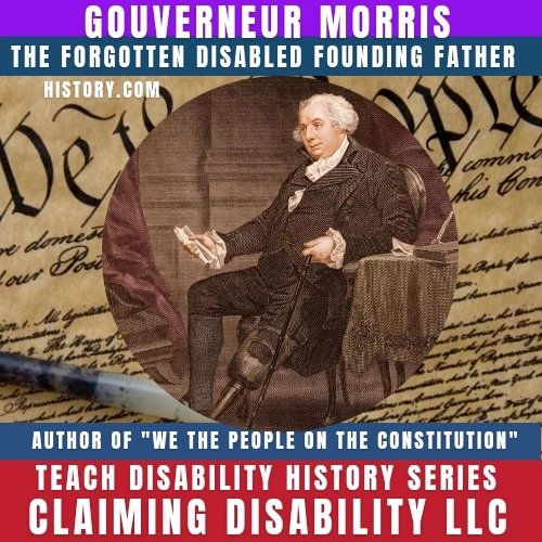 ERINClaimingDis's tweet photo. Why are we hiding the fact of a #Disabled Founding Father who built New York from the ground up, was adamant AGAINST SLAVERY, and gave more speeches during the writing of the Constitution than anyone else?
#TeachDisabilityHistory https://t.co/ndx633gI73
