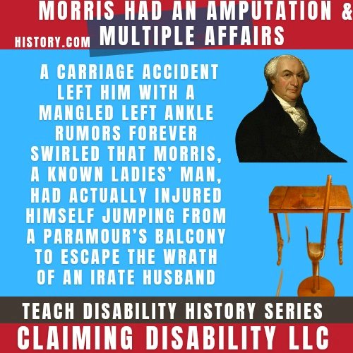 ERINClaimingDis's tweet photo. Why are we hiding the fact of a #Disabled Founding Father who built New York from the ground up, was adamant AGAINST SLAVERY, and gave more speeches during the writing of the Constitution than anyone else?
#TeachDisabilityHistory https://t.co/ndx633gI73