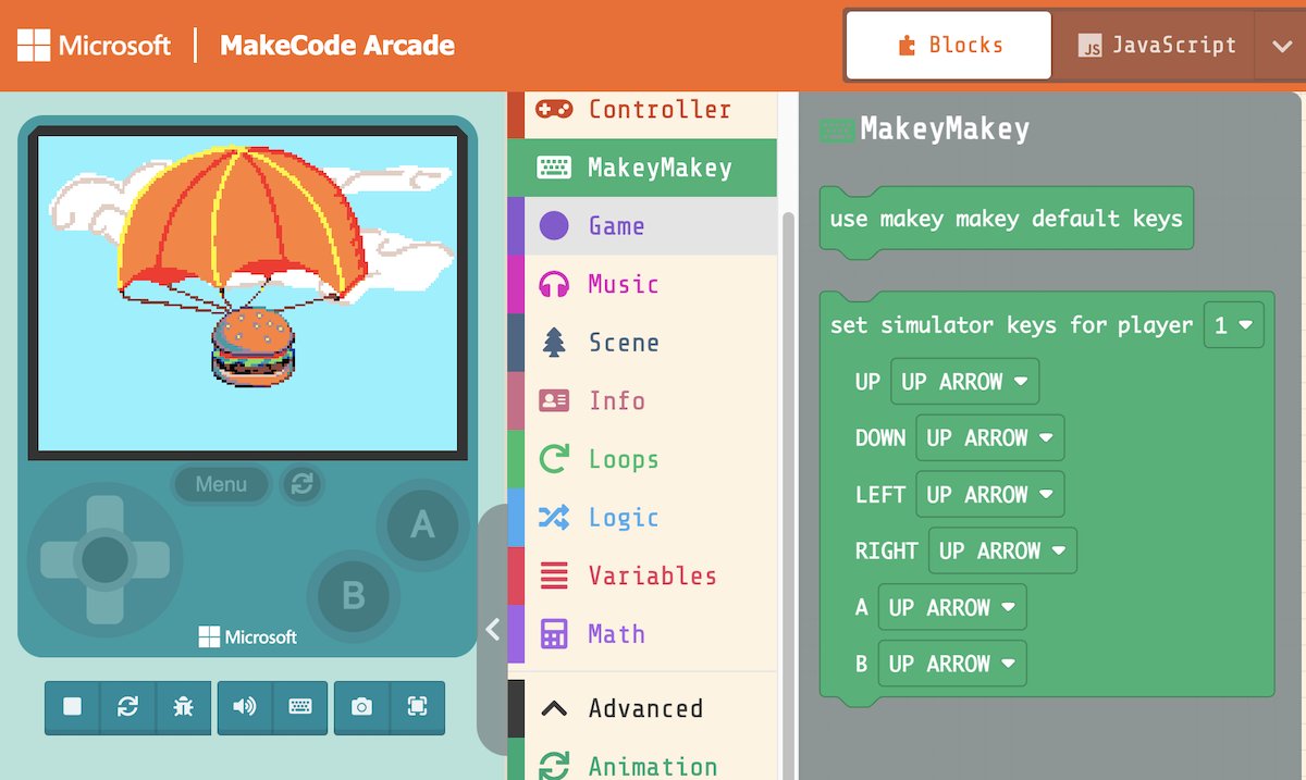 makeymakey's tweet photo. Video game design is a great platform for learning computer science! Join us live Thursday to jump into designing a simple first game with MakeCode Arcade and a custom controller using #MakeyMakey.
https://t.co/v2e4O4FIza
#ComputerScience #Coding #8Bit #AltController https://t.co/yahueNMRUK
