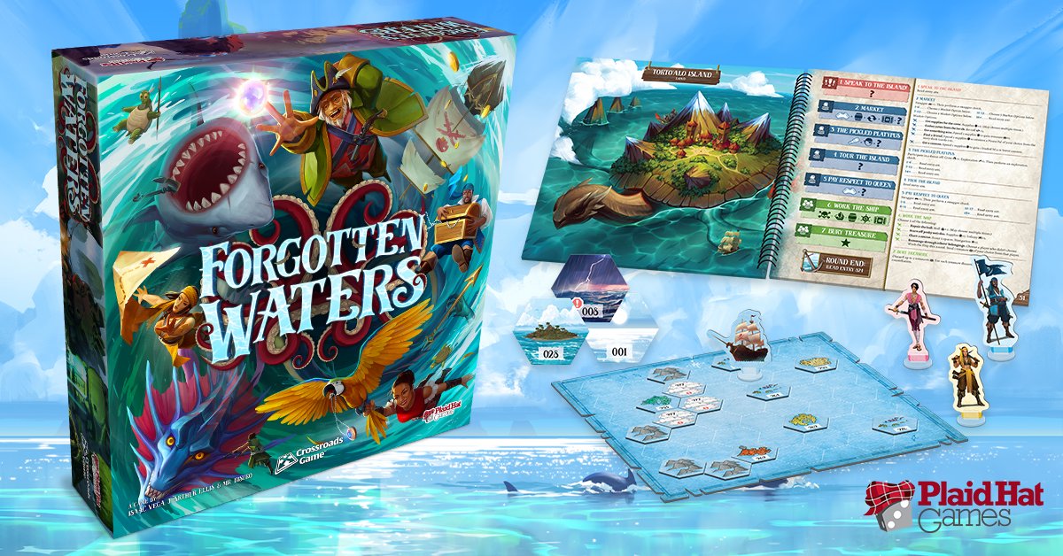 PlaidHatGames's tweet image. We&apos;re giving away a copy of Forgotten Waters to celebrate #TalkLikeAPirateDay!

Like and Retweet for your chance to win a copy of this award-winning pirate adventure board game! 

#ForgottenWaters #boardgame 

*Must live in the 48 contiguous US to win
