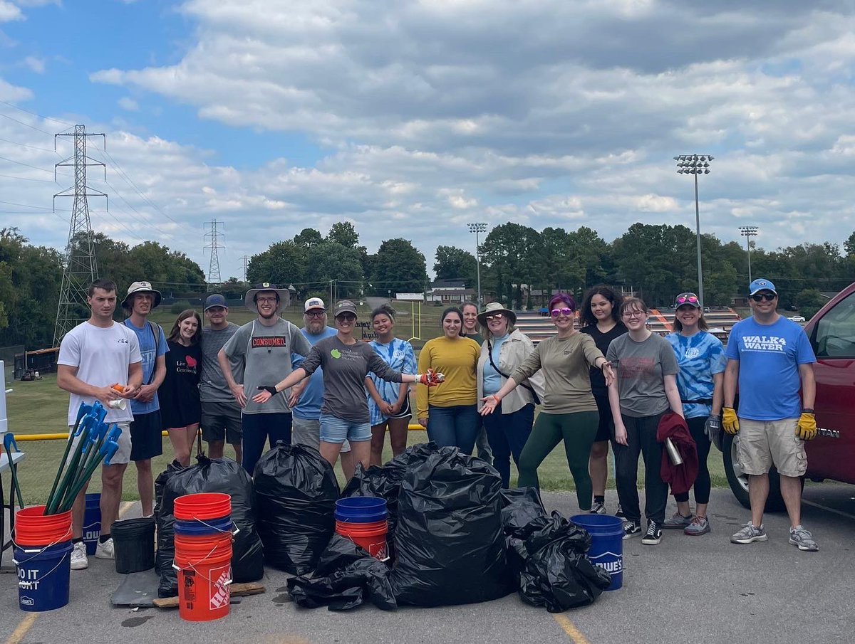 Stratford STEM Magnet celebrating World Clean-up Day!!