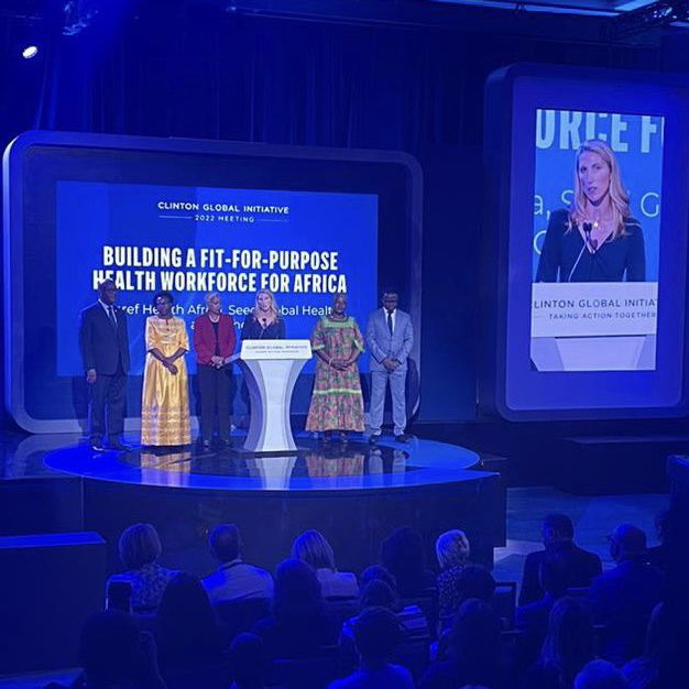 Seed_Global's tweet photo. Today @Seed_Global @Amref_Worldwide have announced a historic $100m commitment to build a robust, fit for purpose health workforce in Africa @ClintonGlobal #CGI2022 #UNGA #UNGA2022 https://t.co/Ai53viBbGa