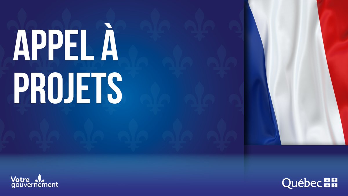 Le 12e 𝙖𝙥𝙥𝙚𝙡 𝙖̀ 𝙥𝙧𝙤𝙟𝙚𝙩𝙨 du Fonds franco-québécois pour la coopération décentralisée (#FFQCD) est maintenant ouvert!🎉Soumettez votre projet d'ici le 28 décembre 2022! 🙂 #FrQc ➡️ quebec.ca/?id=15361&L=0