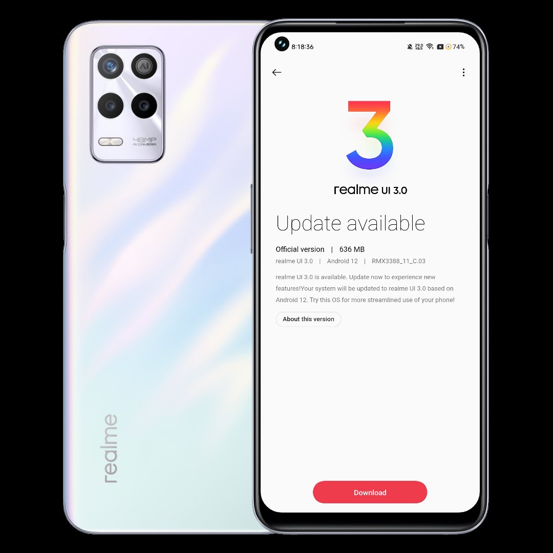TechTipster_'s tweet image. #realme95G started getting stable Android 12 update.