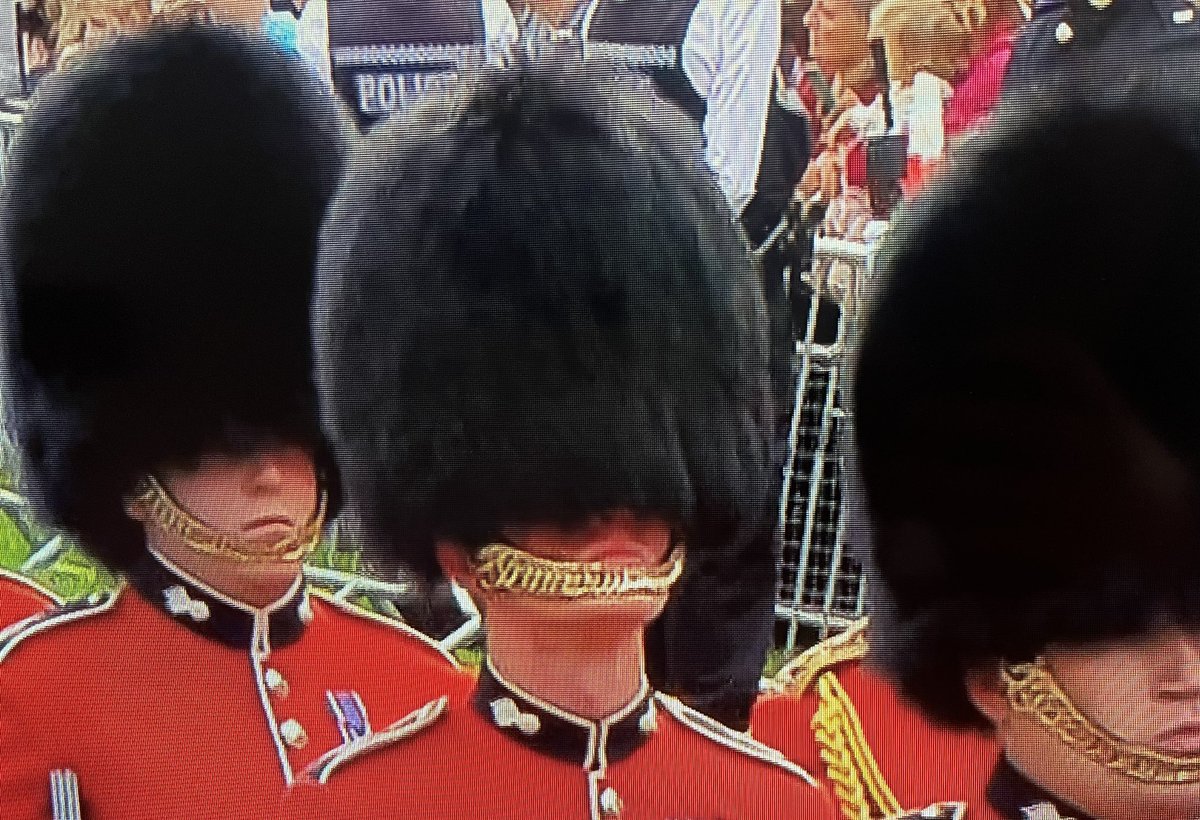 TheTrashBat's tweet photo. This is why I never buy my bearskins from Aliexpress.
The poor lad’s learnt a lesson today. #queensfuneral https://t.co/VDeHm5TkZ4