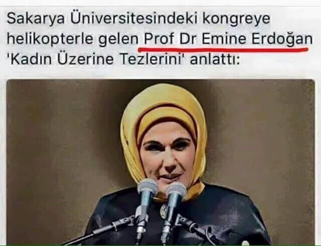 irodisa_JEHR's tweet photo. Emine Erdoğan, 2.sınıfa giden bir çocuğun ev ödevini yapabilsin, ben bütün diplomalarımı yakar sil baştan yeniden öğrenci olurum. Profesörmüşmüş... https://t.co/rTJuXSZrEp