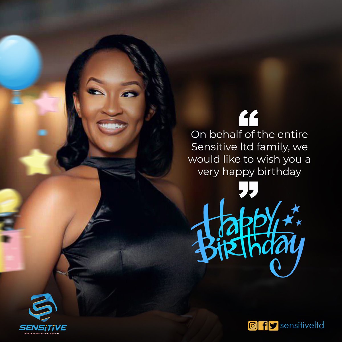 Sensitiveltd's tweet photo. Teamwork is not when we simply do our jobs. It is when you inspire us to work together as a team and get the job done right. 

Happy Birthday to @Rusaropatience ( Our Events Manager) 🎉🎂 https://t.co/DkFWQKYaKu