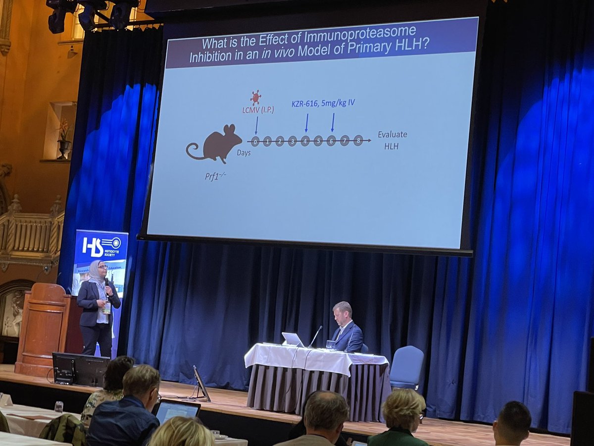 Wonderful time sharing our current data on immunoproteasome inhibition at the annual meeting of the Histiocyte Society #HistiocyteSociety