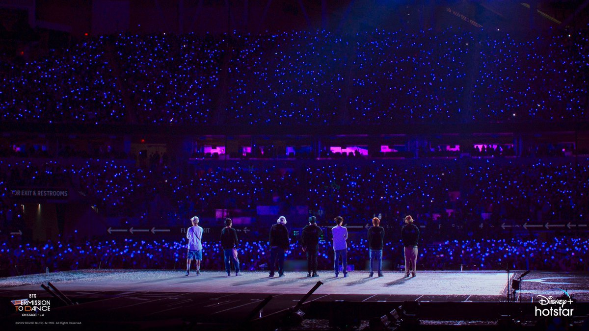 YDMM07HOBI's tweet photo. Hilo con Algunas Fotos de BTS x Disney+ Permission To Dance On Stage:" LA"  HD 💜📸 https://t.co/B0v42cw3l0