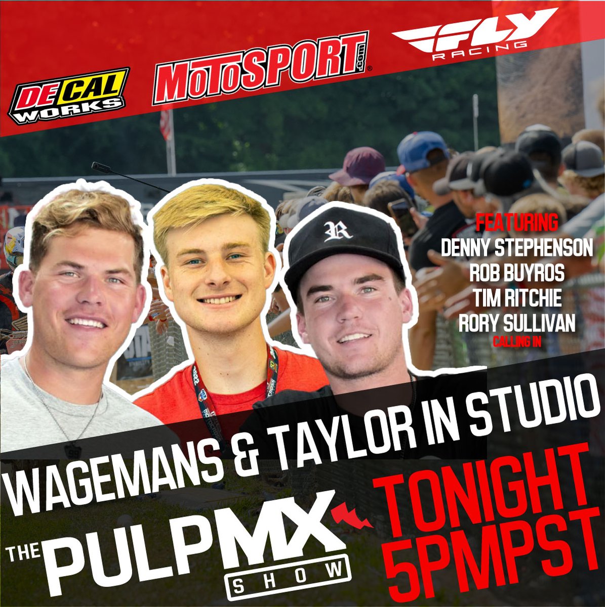 Have a question for Steve, Richard Taylor, or the Wageman brothers?
Put it here for <a href="/MotoSportInc/">MotoSport.Com</a> TAT tonight!

Watch on Youtube >> youtu.be/1LRPV02c20w