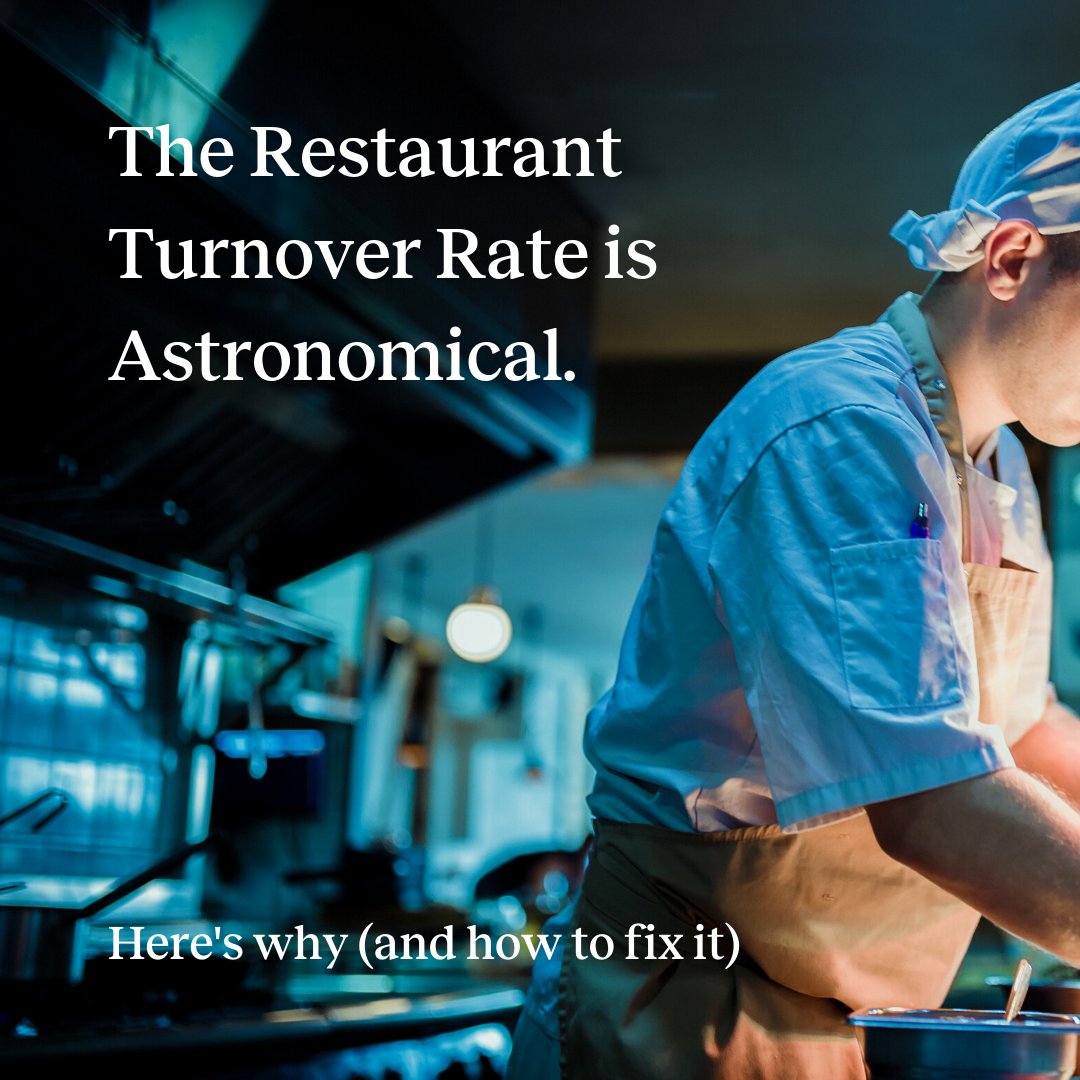 notch_hq's tweet photo. If you’ve worked in the restaurant industry, you know the staff room has a bit of a revolving door - and the employee turnover rate remains much higher than pre-pandemic. 

It’s time to break down the factors behind this astronomical turnover rate. 
https://t.co/c51LEyrclw https://t.co/LHEtrFU3tb