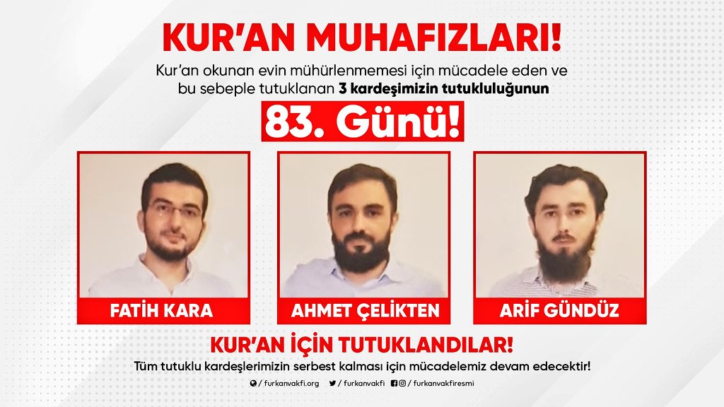 furkanagonullu's tweet photo. KURAN MUHAFIZLARI TAHLİYE EDİLDİ  FurkanGönüllülerine Tahliye  ELHAMDÜLİLLAH  https://t.co/MJdYNhq6Rl