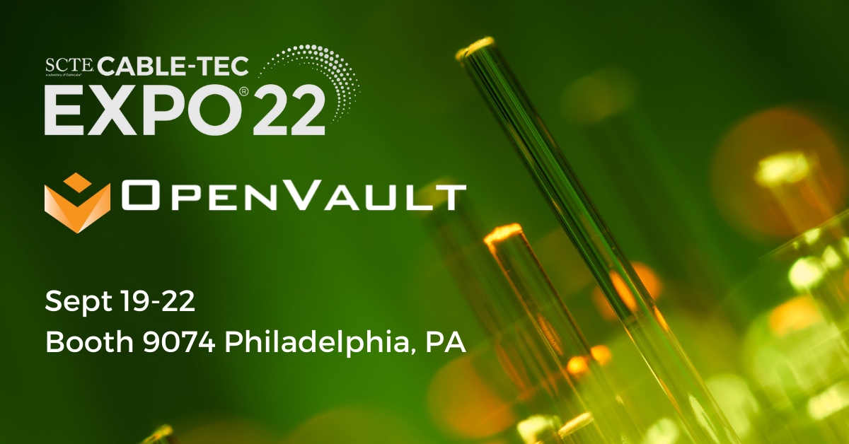 OpenVault's tweet photo. Can't wait to see everyone at the @scte #CableTec Expo! Visit #OpenVault booth #9074 & c/o our latest tech, including our Capacity Booster - can increase #broadband net. performance up to 40% without any capital inv. Live demos Tues 1:15pm & Wed 4:15pm
https://t.co/1gIvTVKhHC https://t.co/za9yaiW1zN