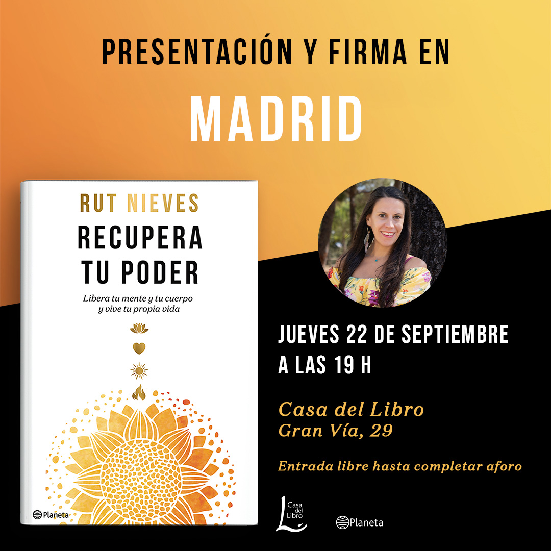 casadellibro's tweet photo. ¡Próxima parada, #Madrid!
Este miércoles tienes una cita con Rut Nieves y su libro #RecuperaTuPoder (https://t.co/BPe4hAYUlf)
¡Te esperamos!

@rutnievesmiguel @edit_planeta @Planetadelibros https://t.co/7ocDoswK3F