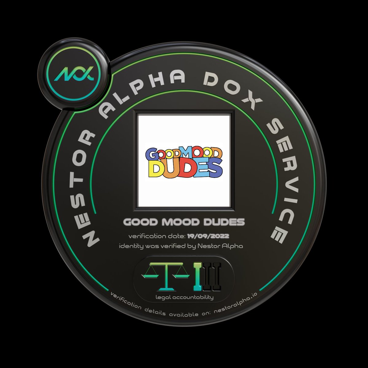 nestor_alpha's tweet photo. .@goodmooddudes  successfully completed our Dox process.

Team's identity and ownership of the project were verified ✅

🔎 Verification details: https://t.co/i22E8xecv2

#SolanaNFTs #SOL #NFT https://t.co/mQyAFwpD3F