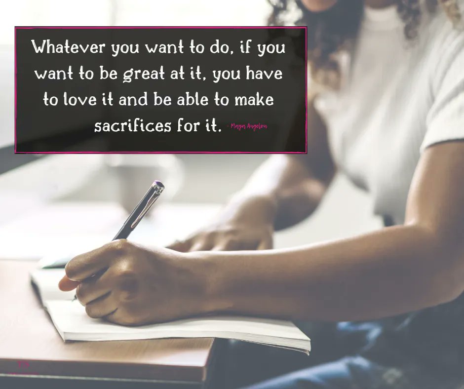 TureaSimpson's tweet photo. Whatever you want to do, if you want to be great at it, you have to love it and be able to make sacrifices for it. - Maya Angelou

#motivated #motivational #motivationalquotes #mondayvibes #mondaymorning #morningvibes https://t.co/2pObkNM0qq