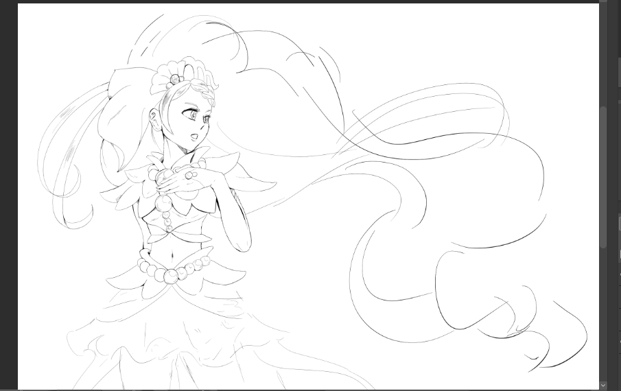 海のプリンセスを描きたいなーと思ってます 