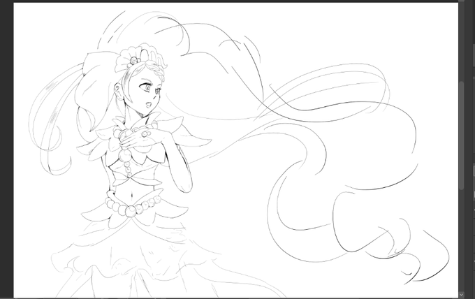 海のプリンセスを描きたいなーと思ってます 