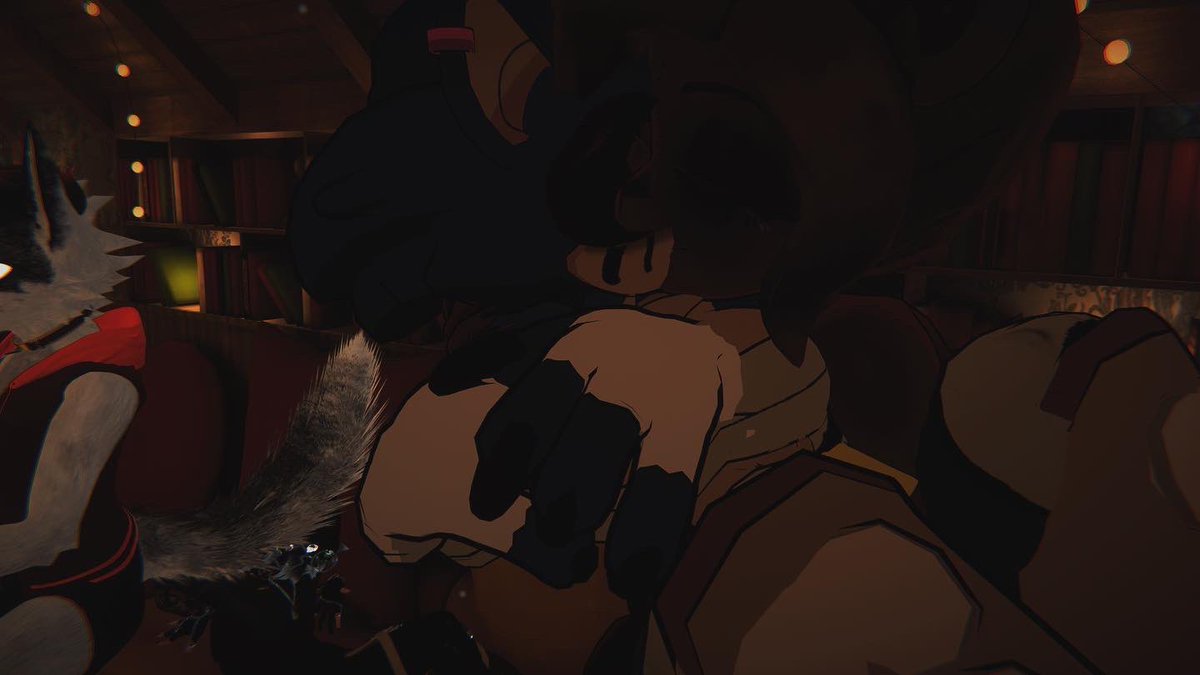 TenyaZero's tweet photo. Had a stream go horribly because of someone in my twitch chat joining and crashing the stream. Thank you @That1AnnieAnne for comforting me during this.

And yes, I'm the sonic in this photo because yes. I'll fight you if you hate it >:(

#twitch #sonic #vrchat #vrchatcuddles https://t.co/JeEKqGBaIi