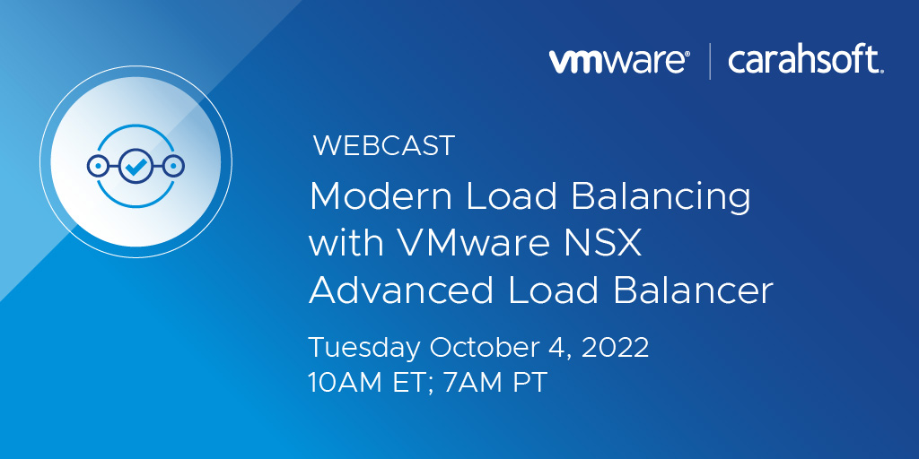 WJones_VMware's tweet photo. Deliver a fast, scalable &amp; secure application experience with @vmwarensx Advanced Load Balancer. Join VMware experts on 10/4 to learn why this new way of software-defined application delivery is needed to provide exceptional user experiences: https://t.co/5SPuizTU6c https://t.co/qzxVvN6KA3