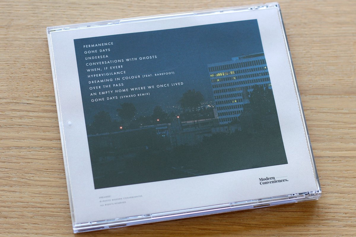 My third album, Conversations With Ghosts, is up for preorder on the <a href="/ModConveniences/">Modern Conveniences</a> Bandcamp page. There's a CD version available and you can stream the first song "Permanence" now.

Preorder: bit.ly/conversationsw…