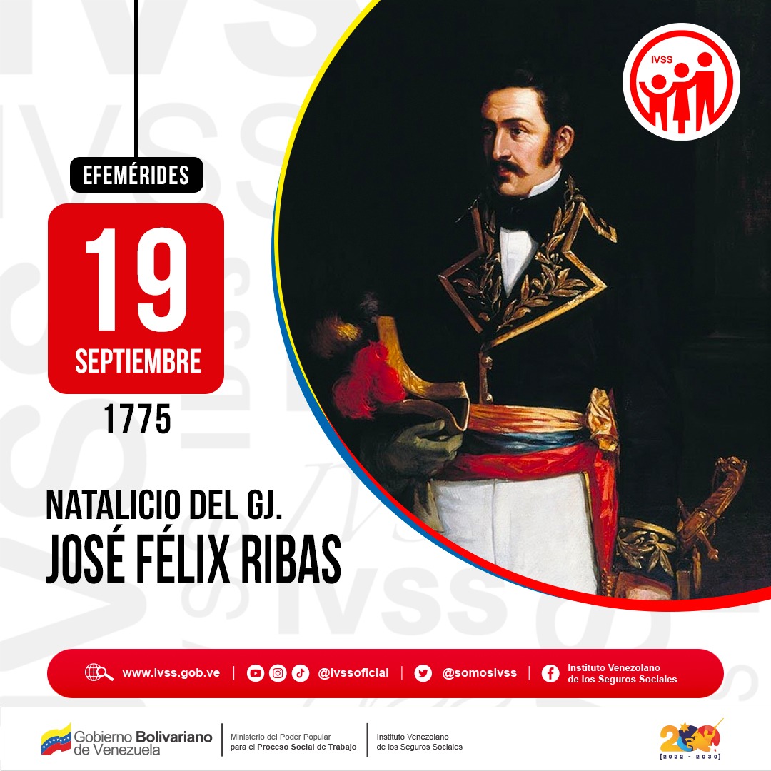 Somosivss's tweet photo. #Hoy | Se conmemora 247 años del natalicio de nuestro General José Félix Ribas, quien luchó para defender la libertad de nuestra Patria en las fuerzas del imperio Español.

#GobiernoDeSoluciones https://t.co/hdHvrrL0wf