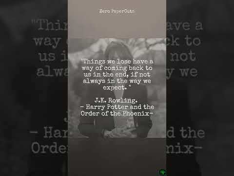 ZeroPaperCuts's tweet photo. https://t.co/VuGD5xkYkV Things we lose have a way of coming back to us in the end, if not always in the way we expect.   J.K. Rowling.  - Harry Potter and the Order of the Phoenix-
#death #love #JKRowling #famous #quotes #shorts #quote #speech #short #natural #voice #reading #b… https://t.co/uVPP02Q4af