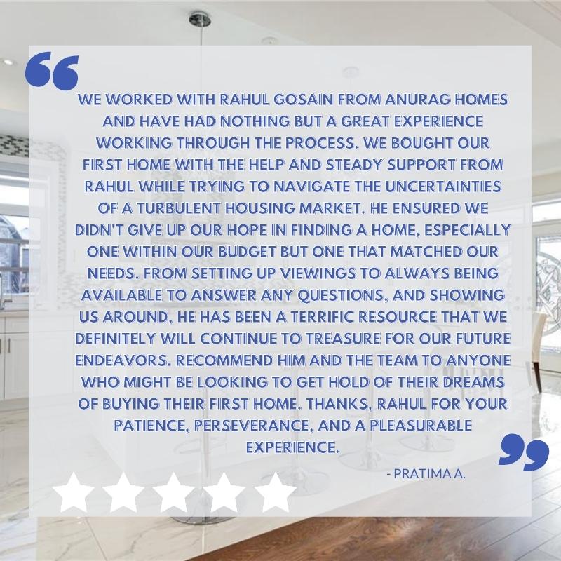 Rahul_AHTeam's tweet photo. Thank you Pratima for taking the time to write such a wonderful review! Congratulations to you and we wish you nothing but happiness!

Check out our other reviews:
https://t.co/aRxlzEWyF3

#happyclient #clientreview
#home4sale #dreamhome #remaxagent #anuraghomes #sellwithanurag https://t.co/AKFSShJM1d