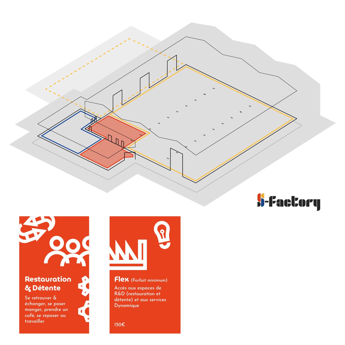 sfactorynantes's tweet photo. La S-factory qu'est ce que c'est ?

🛠 2700m2 d'espace entrepôt
💻 150m2 d'openspace
👥 6 bureaux fermés pour installer son équipe
📂 2 salles de réunion
🍴🛋 1 espace restauration détente
🖼 1000m2 extérieur

#coworkingindustriel #industriedurable #innovationdurable #nantes https://t.co/fruajOjS3v