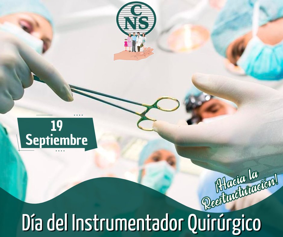 CNS_Bolivia's tweet photo. #HaciaLaReestructuración
#DíaDelInstrumentadorQuirúrgico.
Saludamos a todos los Instrumentadores Quirúrgicos en su día, cumplen una función elemental dentro del quirófano, desde procedimientos mínimos hasta cirugías de alta complejidad
#Vacúnate https://t.co/wTc4sNM3Vl