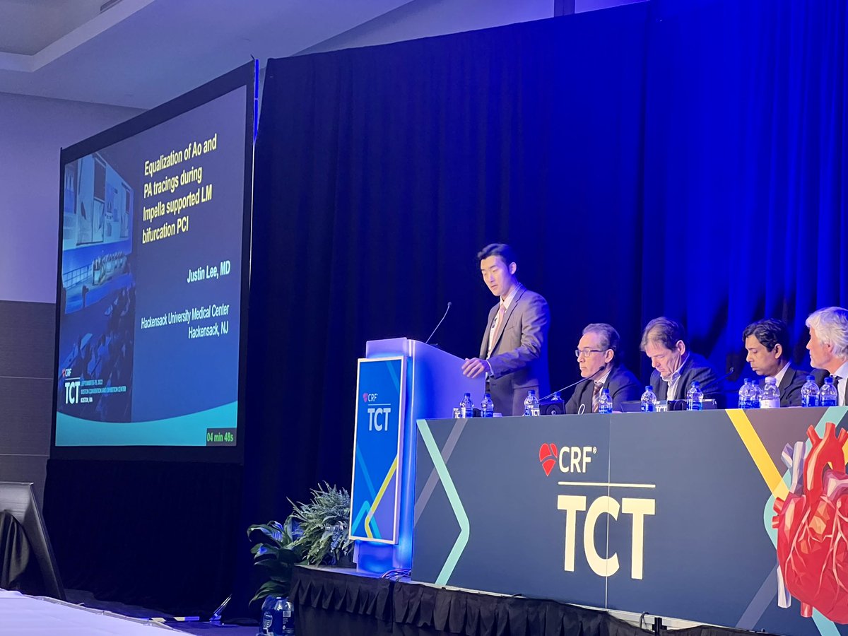 Privileged to present and represent. #tct22 #hrpci #protectiv #impella #highriskpci