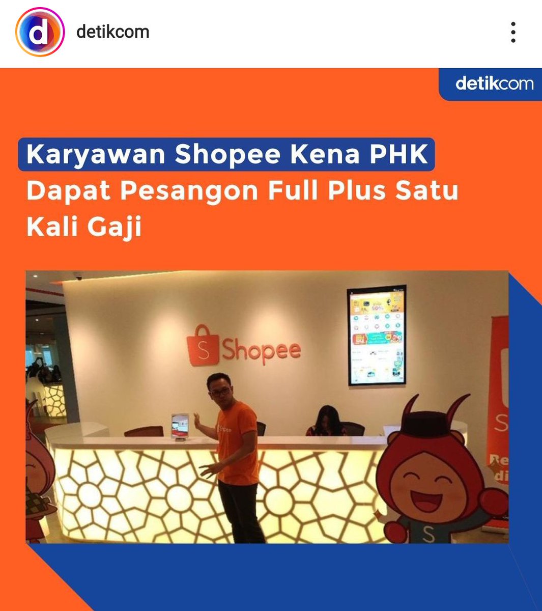 papikekinian's tweet image. Gak ada lagi #lifeatshopee yang bikin semua fresh grads dan mahasiswa/I tingkat akhir bermimpi kerja di marketplace kece. Peubahan model bisnis, restrukturisasi dan efisiensi jadi bahasa normatif yg harus dirilis ke publik. 

Tetap semangat alumnus "Lanyard Orange"