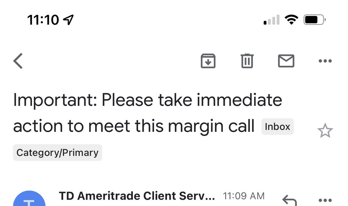 gainzy222's tweet photo. hehe i see margin is calling again 

i just won’t answer 👍 https://t.co/9QfP3Upz0j