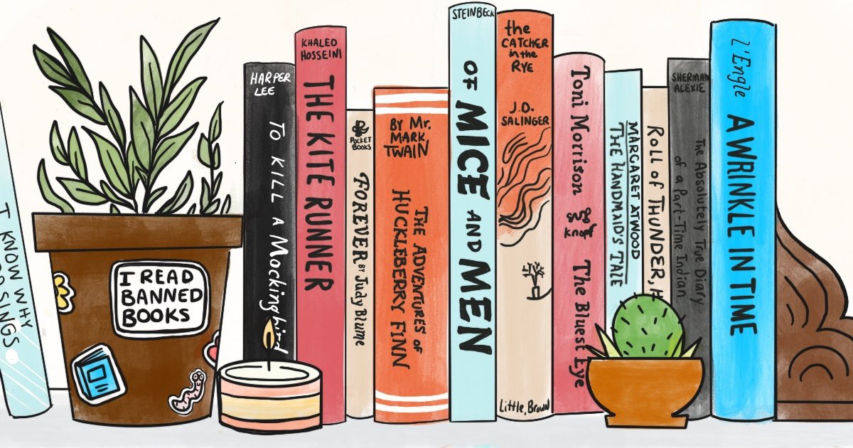 It’s Banned Books Week 2022! This link lists the top 10 challenged books of 2021. How many have you read? bannedbooksweek.org/about/