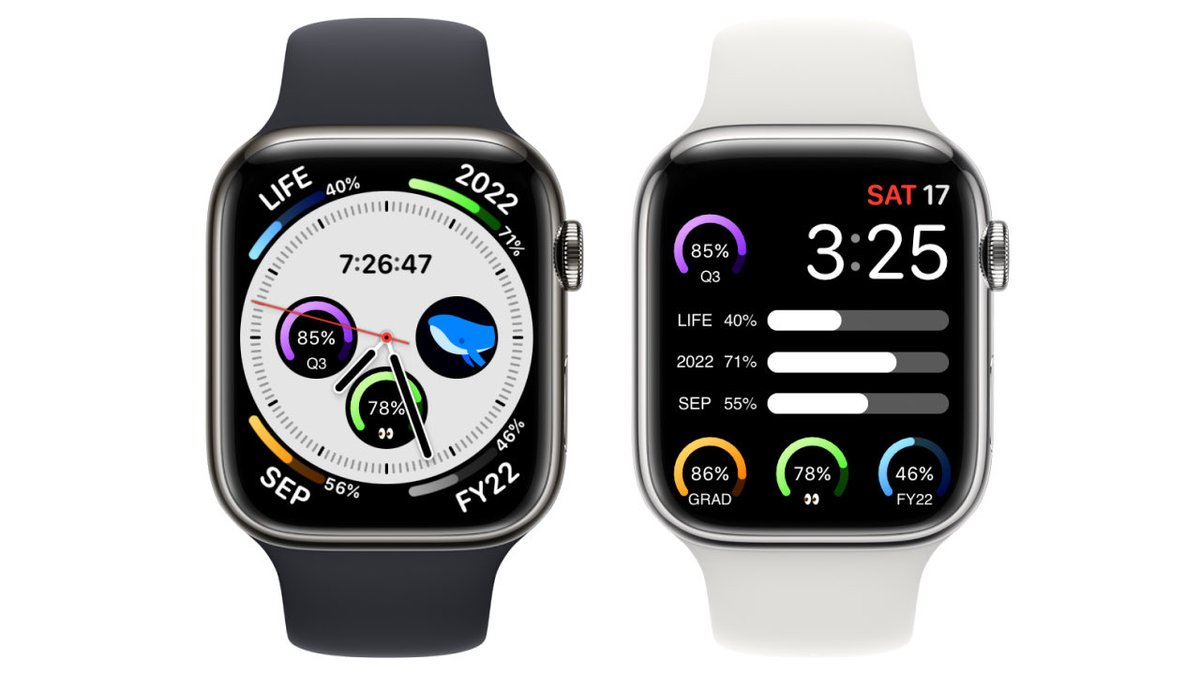 LIFE_TIME_LEFT's tweet photo. We’ve launched LIFE TIME LEFT on App Store! It’s the best app to visualize the passage of your precious time on the lock screen of #iPhone and #AppleWatch Faces.
https://t.co/GZmdnS1lOh

#applewatchface #iphonewidget #lockscreen https://t.co/e1yYffT7Y5