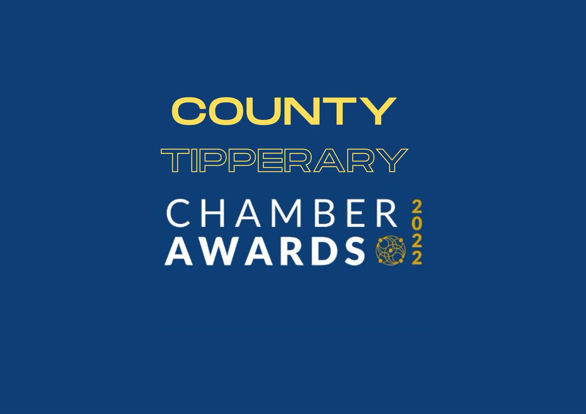 Unique opportunity to promote your business product at one of Tipperary's Largest business events of the year. If you would like to include your product in goody bags for our Tipperary Business Awards 2022 then contact Trish@countytipperarychamber.com. 
#TippBizAwards
