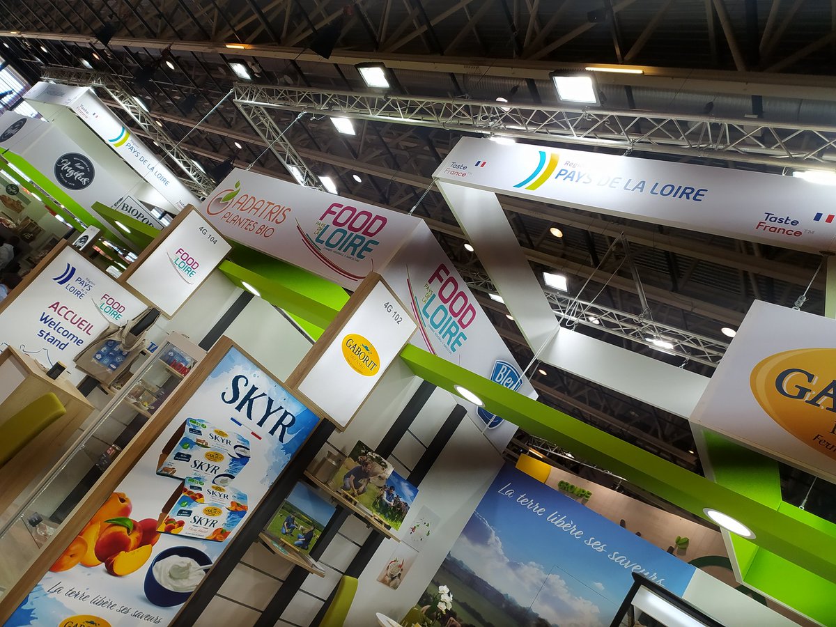 Retrouvez le stand collectif #paysdelaloire à #natexpo Lyon, le salon international du bio, jusqu'à mardi ! 15 exposants sont présents, avec le soutien de la région <a href="/paysdelaloire/">Pays de la Loire</a>