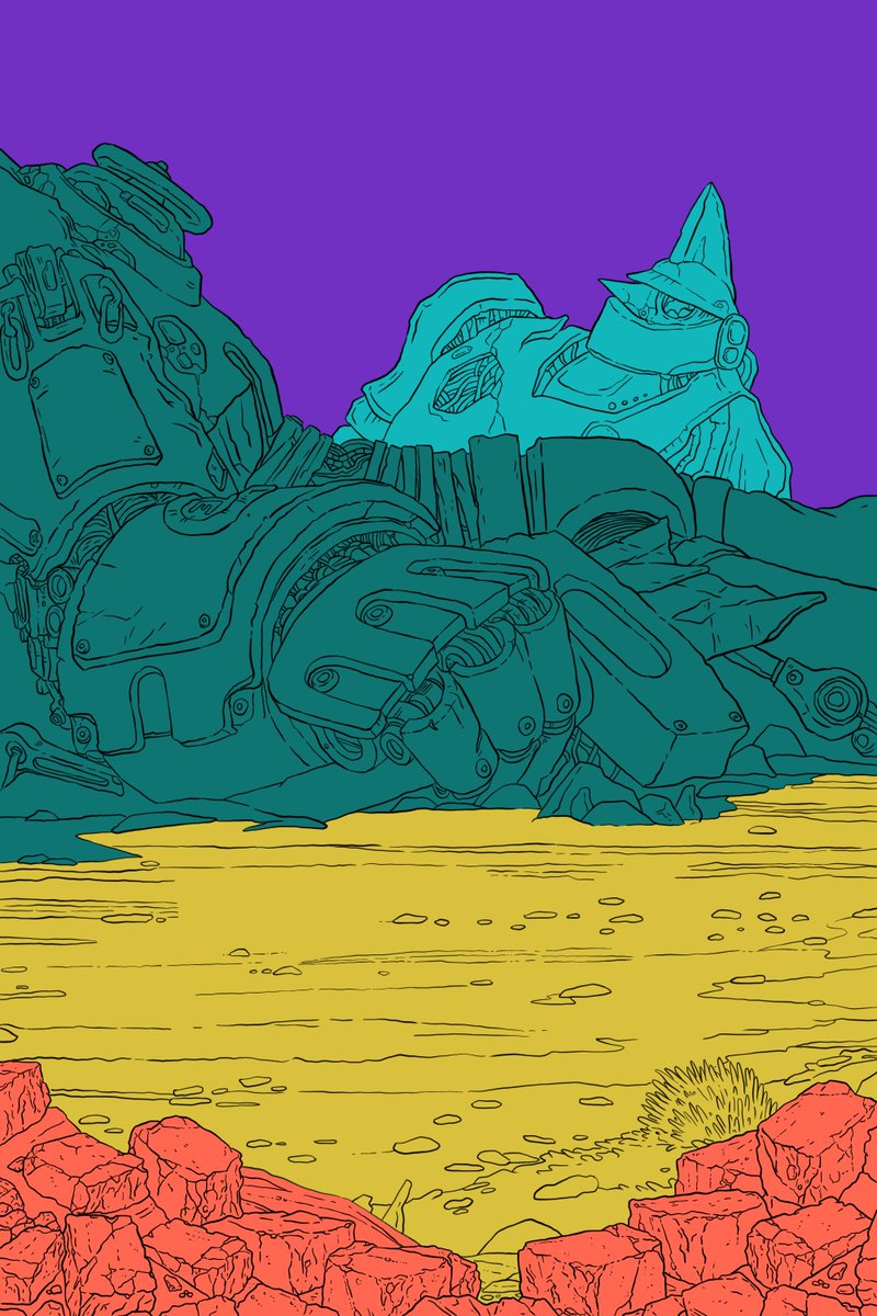 ArtsyRyo's tweet image. coloring in progress..feast your eyes ladies and gentlemen 👀😍 #nft #nextdrop