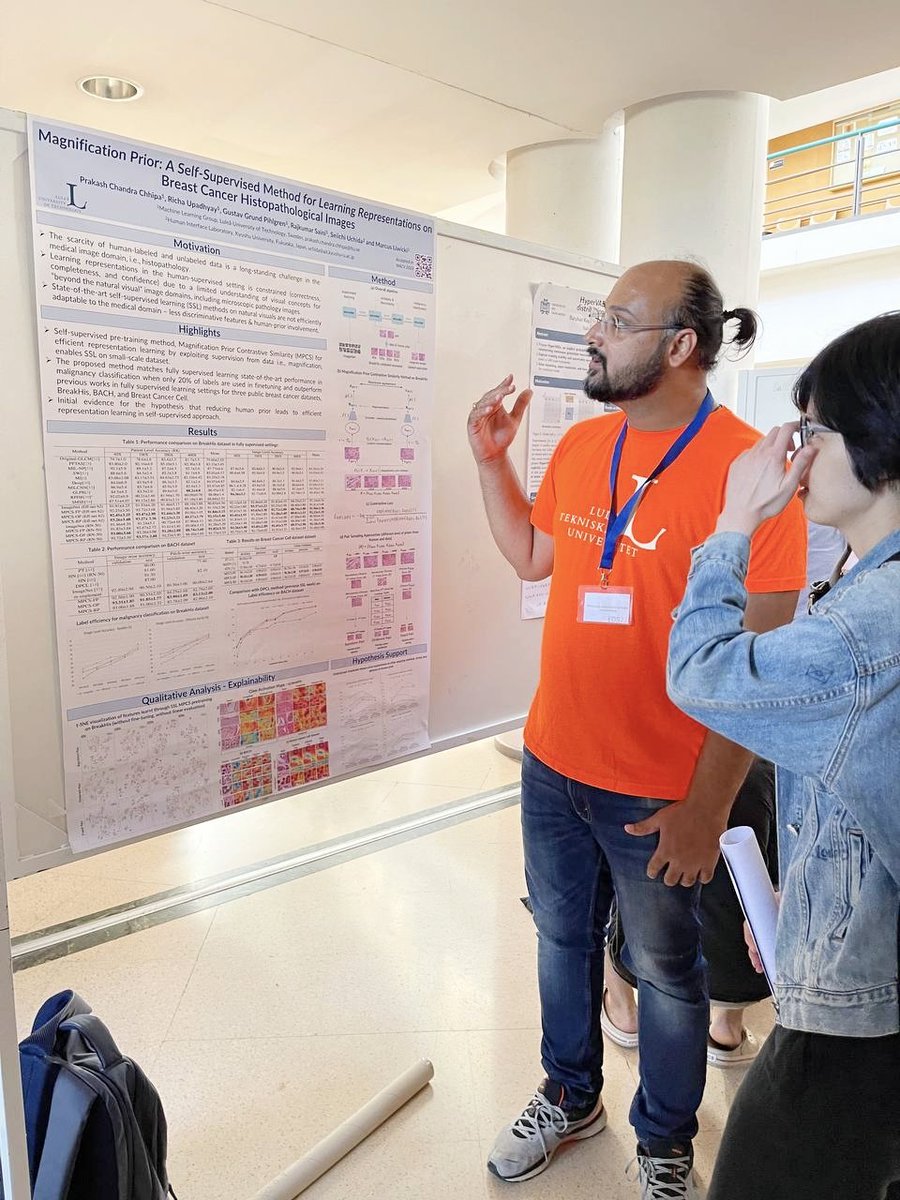 pc_chhipa's tweet photo. Well spent day at #EDS22. Presented my recent work #self_supervised learning during poster session in Ellis Doctoral Symposium, Alicante @ELLISAlicante. Looking forward to learn about exciting works in coming days. https://t.co/xsXl6mv6rp