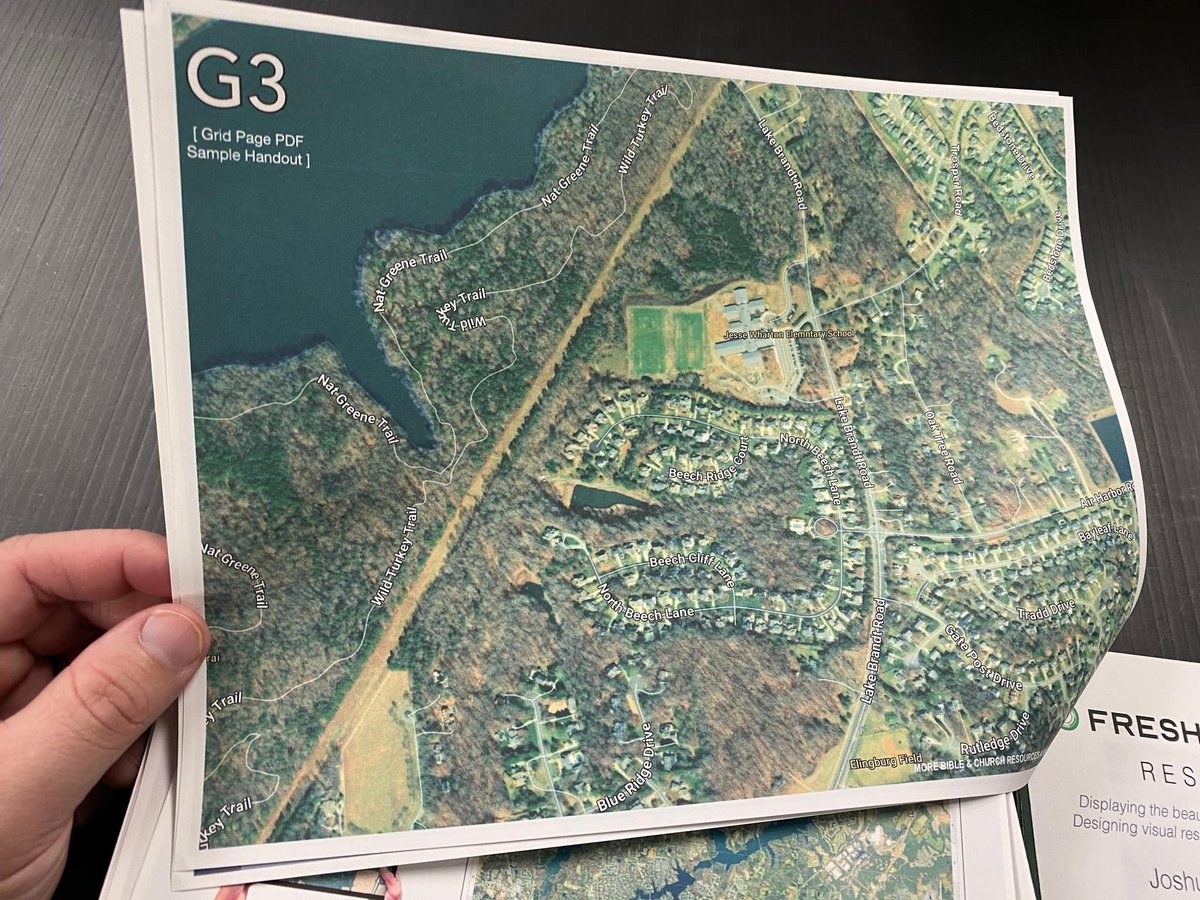 I'm looking forward to handing these out at the Launch Conference 2022 in Toledo OH tomorrow. I believe that Fresh Look Outreach Maps can help them reach their goal of planting 30 new churches in the Great Lakes Region by 2030! freshlookbible.com/pages/maps
#churchplanting #evangelism