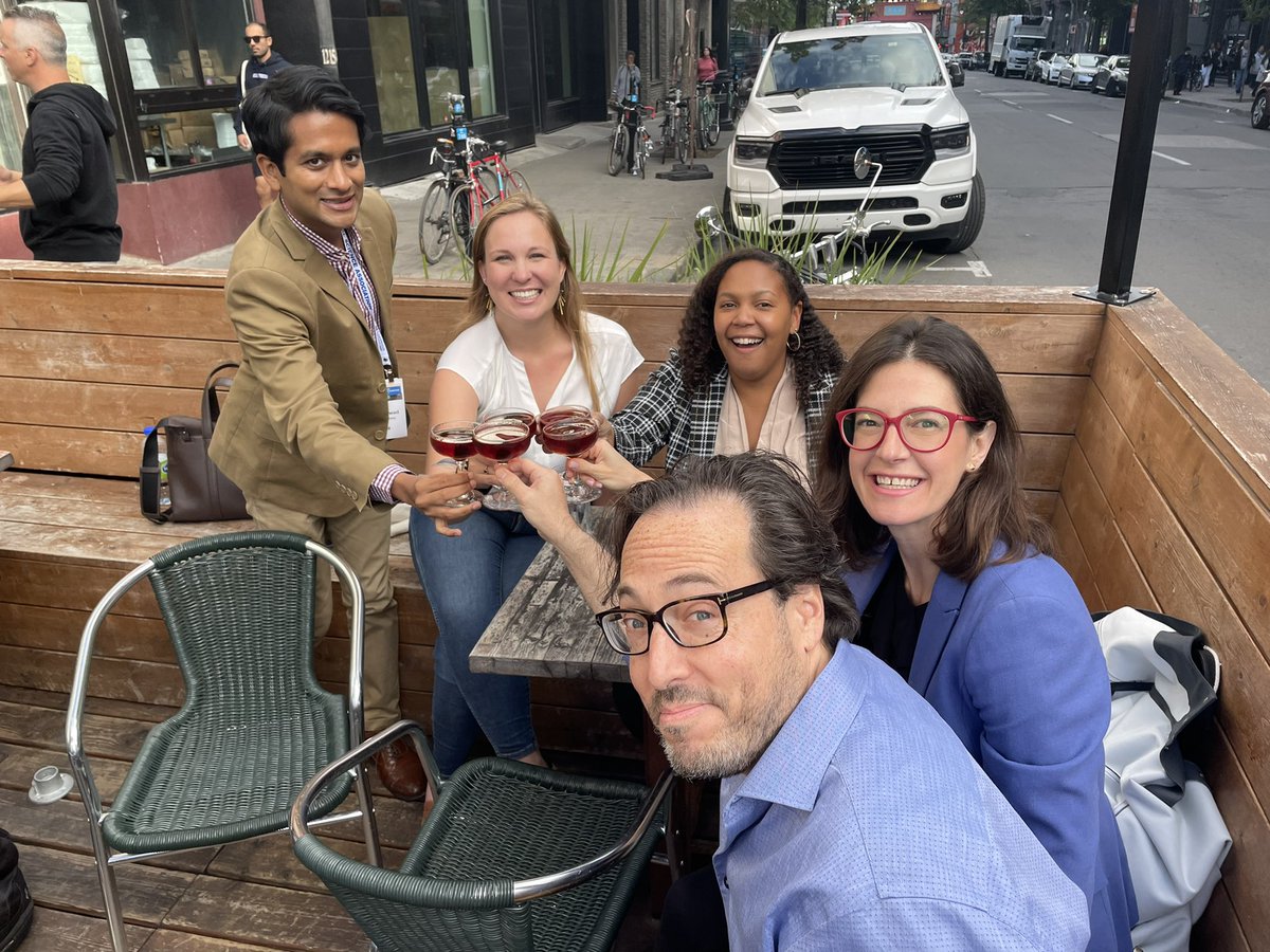 scopeconditions's tweet photo. Toasting our Scope Conditions guests IRL! 🥂Big thanks to @APSAtweets for bringing us together. #apsa2020 https://t.co/2MvkPiyaIt