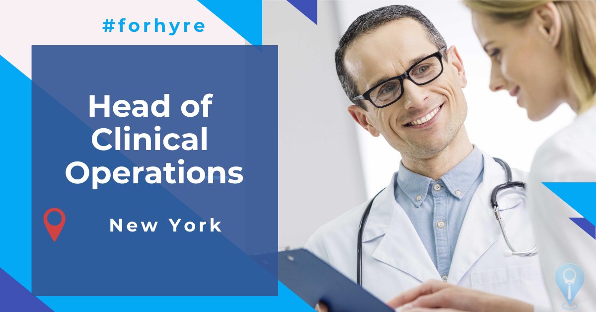 Hiring | Head of Clinical Operations - New York
#Clinical #Operations #HealthCare #Health #forhyre <a href="/forhyre/">forhyre 🌟</a>

rfr.bz/t3exj3v
