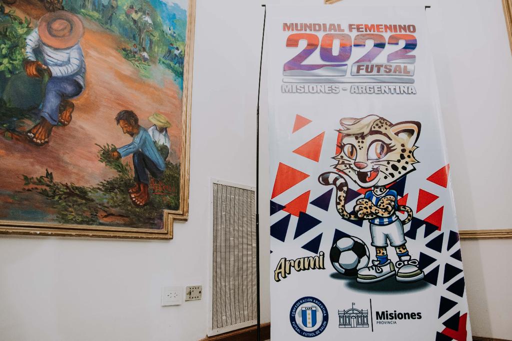 gobmisiones's tweet photo. Se realizó la presentación oficial del Mundial de Futsal Femenino 2022. La competencia se llevará a cabo en la provincia del 12 al 18 de noviembre en los estadios de #Montecarlo, #Oberá, #Posadas, #PuertoRico y #Wanda. https://t.co/yqkH1Fk0q1