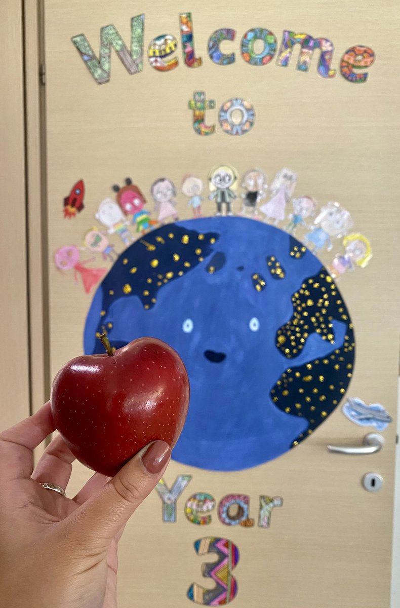 This year is my 6th year of teaching. Today, I was brought my first apple from a child. “It’s for you, from my tree” 🥹🍎