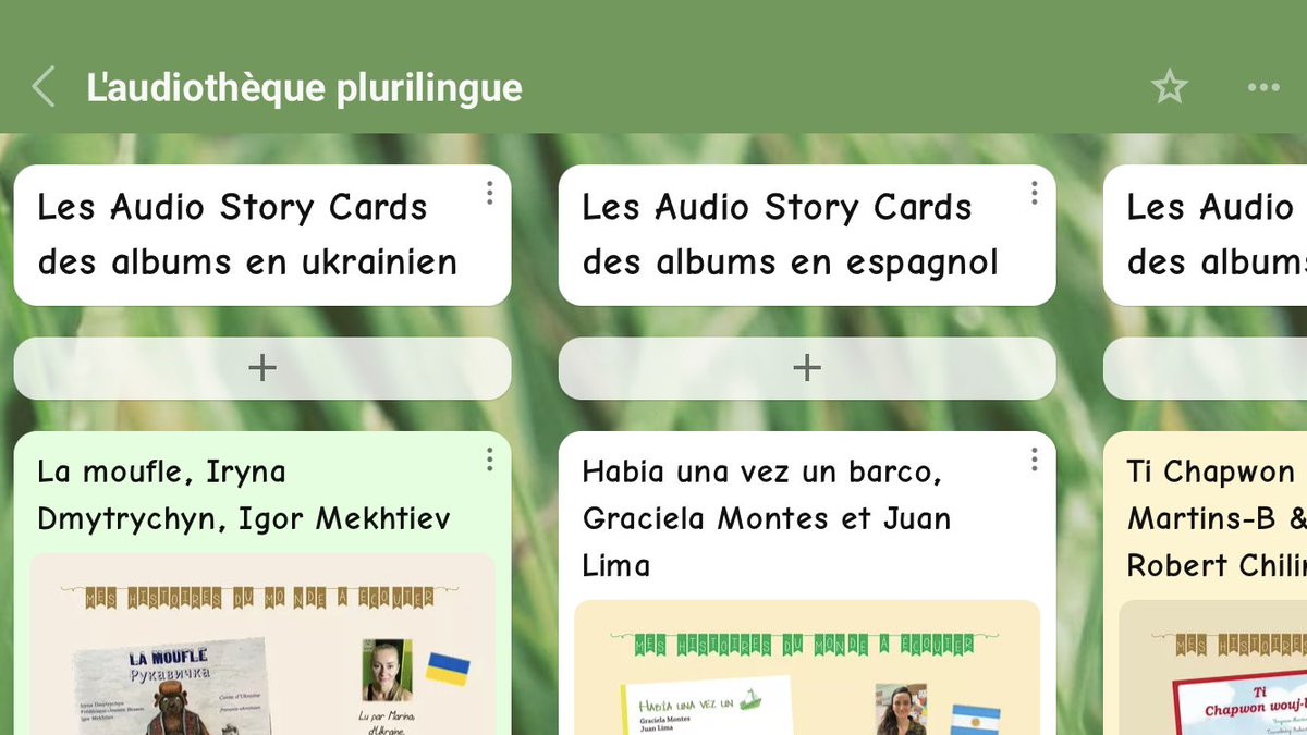 menardmyriam1's tweet photo. A l’occasion de la #JournéeEuropéenneDesLangues découvrez l’Audiothèque plurilingue et ses cartes d’albums lus par des locuteurs natifs : 11 langues, 65 albums! Sortez les tablettes et les casques ! ▶️ https://t.co/Jfhb98oWYZ @CastelAgnes @barbararich86 @Patrick_Nuer https://t.co/eETZAcQuqM